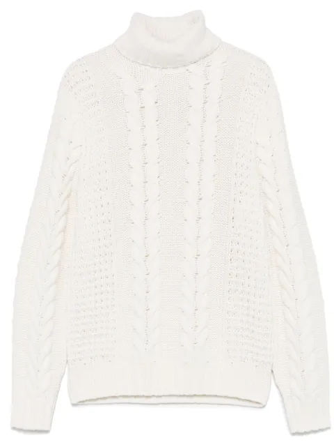 Brunello Cucinelli cable-knit sweater White MA2300803C2723