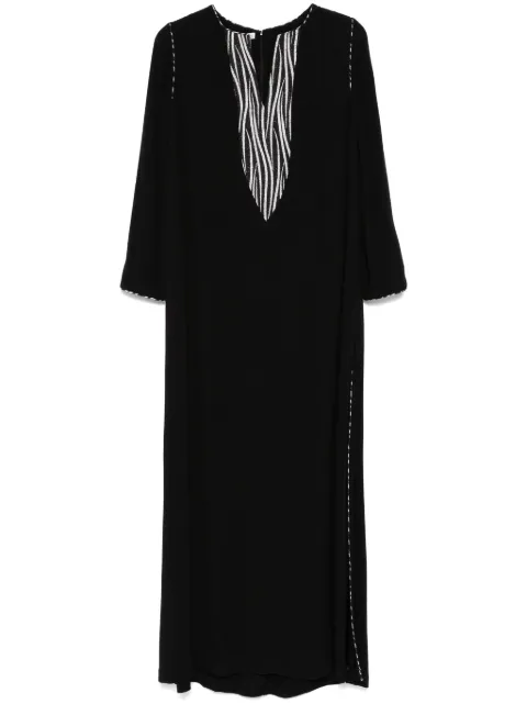Baruni Abraha midi dress Black FW242513BK