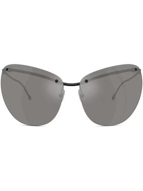 Diesel wraparound-frame sunglasses Black LX100700LEN