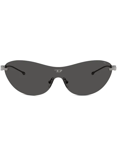 Diesel rimless cat-eye sunglasses Grey LX100600LEN