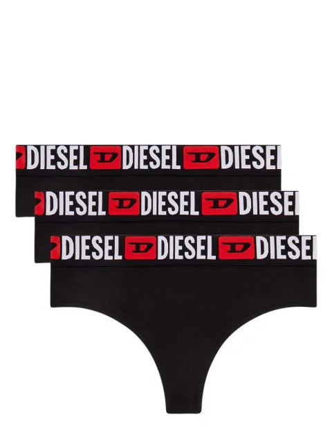 Diesel Ufst-Stars thongs (pack of three) Black 00SE0K0NJAP