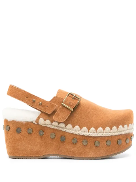 Mou 67mm Clog pumps Brown MUFW611001A