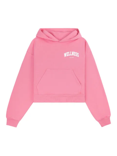 Sporty & Rich Wellness Ivy cropped hoodie Pink WS070S407WC