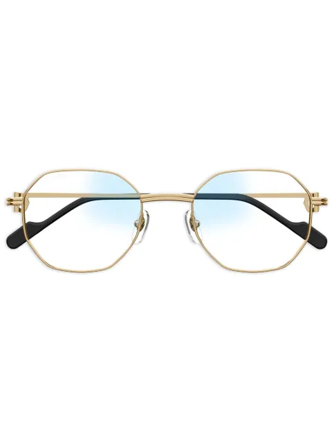 Cartier Eyewear geometric-frame sunglasses Gold CT0500S005