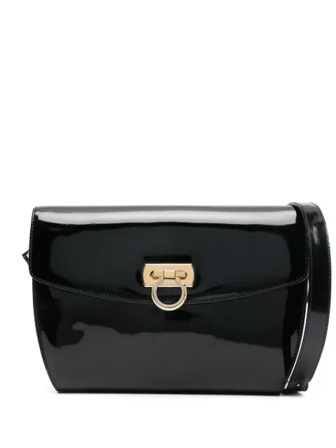 Ferragamo Pre-Owned 1990s Gancini shoulder bag Black SFE450PM