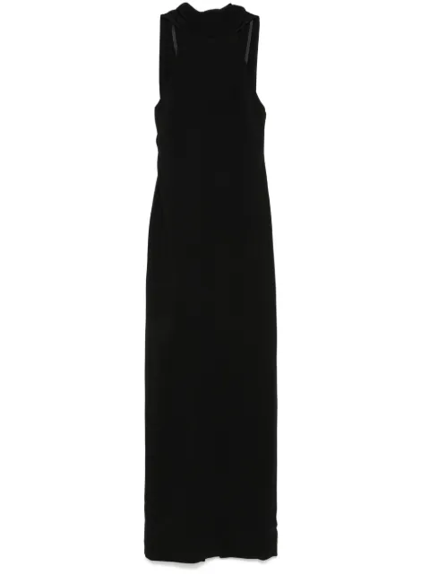 Solace London Emerson gown Black OS42040
