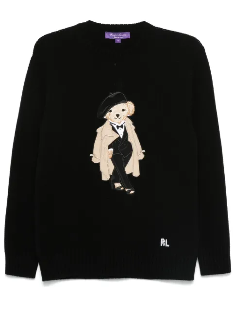 Ralph Lauren Collection Polo Bear sweater Black 290959929001