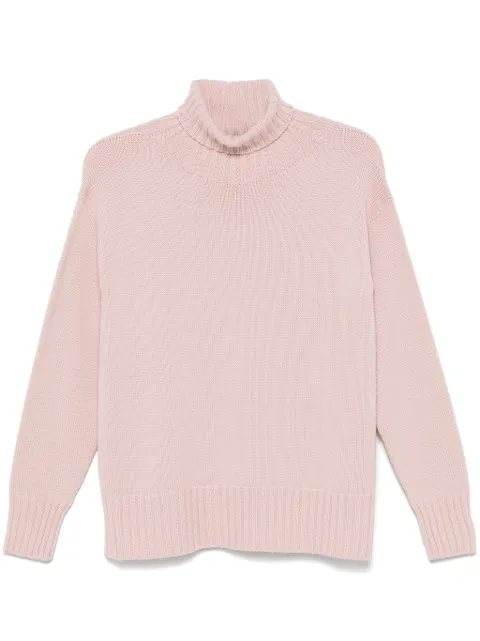 Drumohr wool turtleneck sweater Pink L5MN404