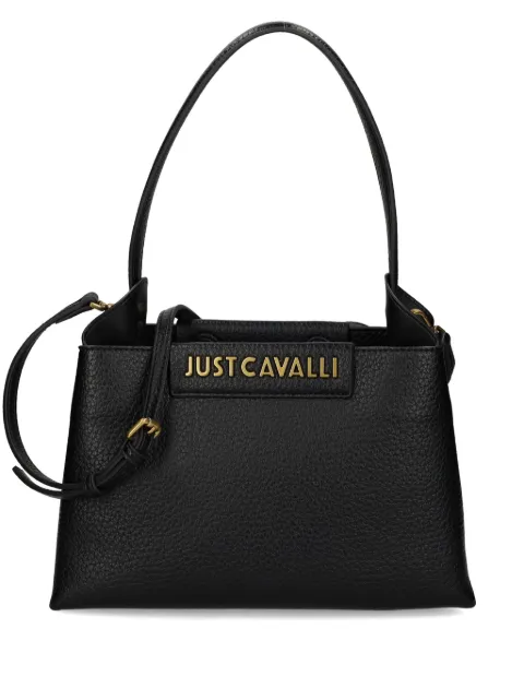 Just Cavalli logo-lettering shoulder bag Black 77RA4BD5ZSB22