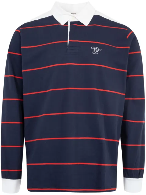 Wales Bonner City polo Blue MA24JE02JE18