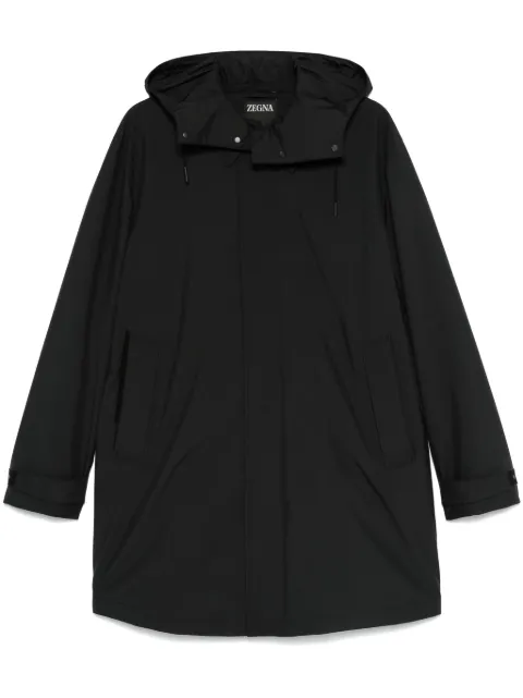 Zegna hooded raincoat Black UET35A8E311B