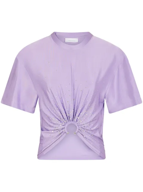 Rabanne piercing T-shirt Purple 25PJTE009VI0267