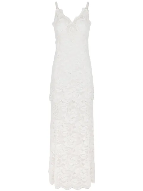 Rabanne lace maxi dress White 25PJRO027PA0170