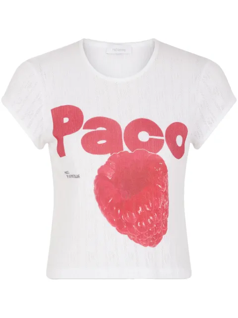 Rabanne printed T-shirt White 25PJTE003CO0557