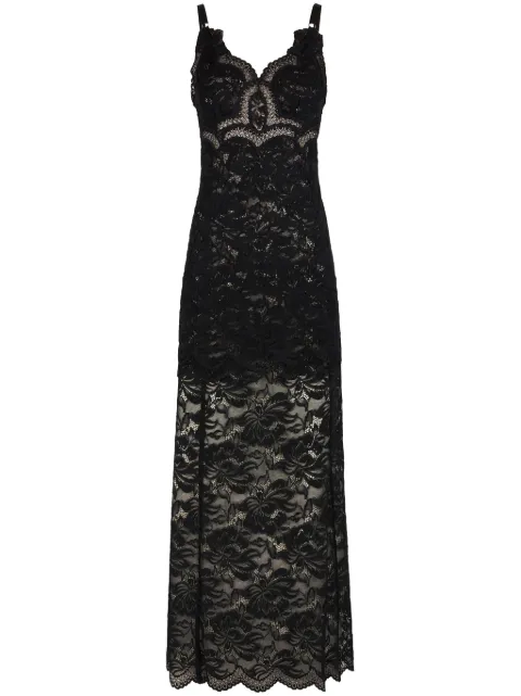 Rabanne lace maxi dress Black 25PJRO027PA0170