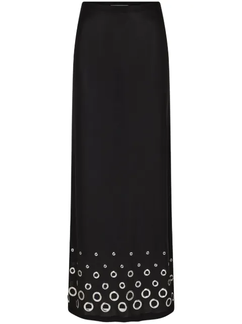 Rabanne jersey maxi skirt Black 25PJJU036CU0014