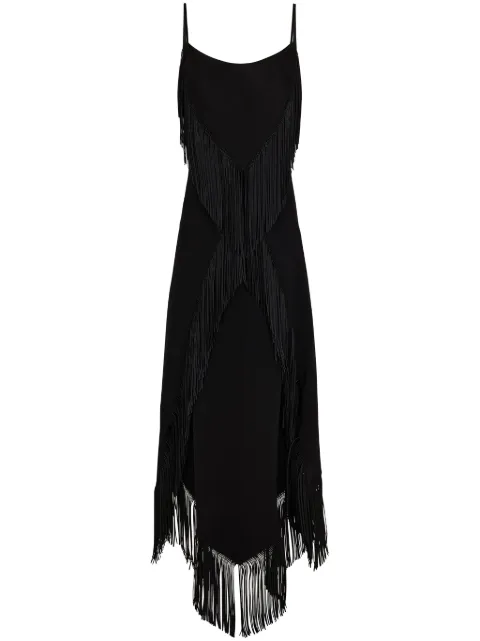 Rabanne crepe maxi dress Black 25PCRO053AC0084