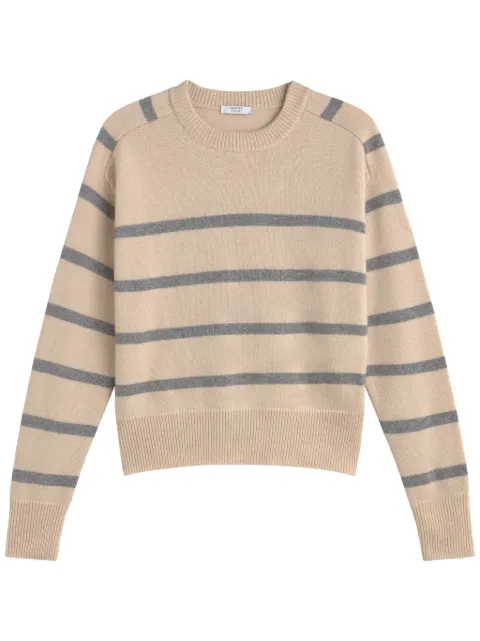 Peserico striped long-sleeve jumper Neutrals M99680F07N9470