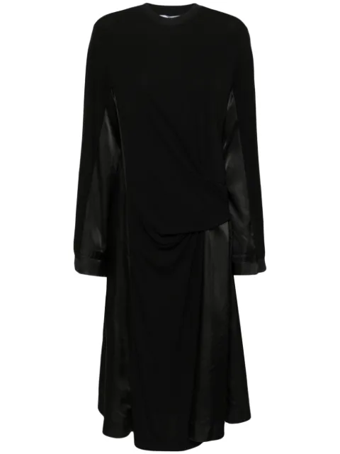 Toga panelled dress Black TA242JH014