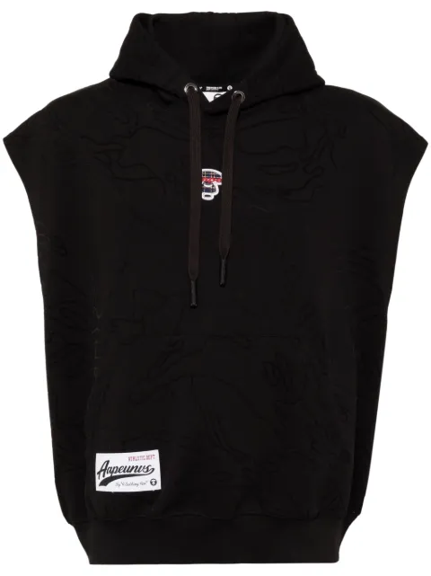 AAPE BY *A BATHING APE® patterned hoodie Black ASWB359XXN