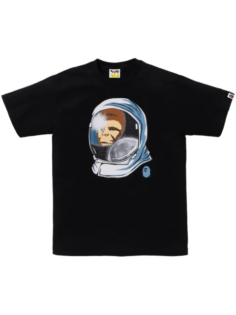 A BATHING APE® graphic-print T-shirt Black 001TEK701014F