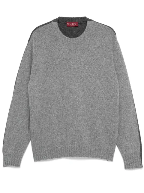 Gucci two-tone sweater Grey 788492XKD48