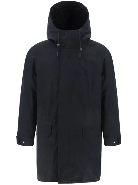 Yves Salomon hooded parka Black 25W25WHM01090K25X