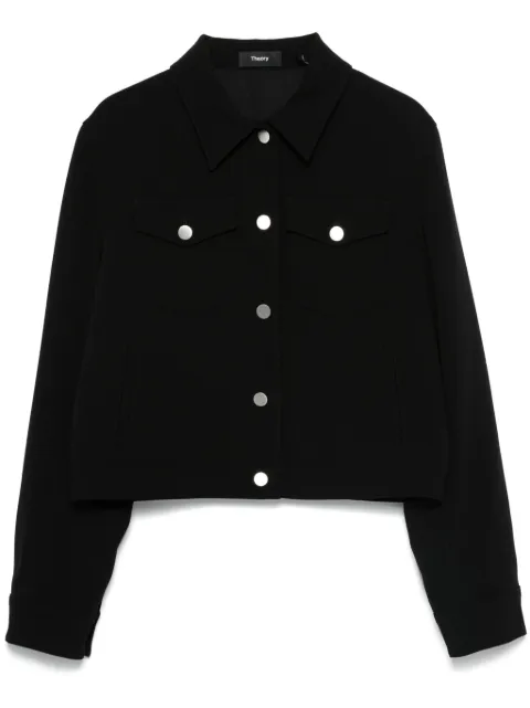 Theory crepe jacket Black O0709104