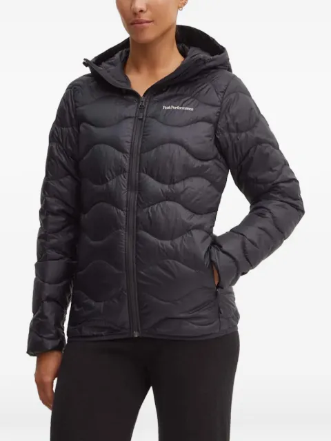 Peak Performance Helium hooded quilted jacket Black G79841