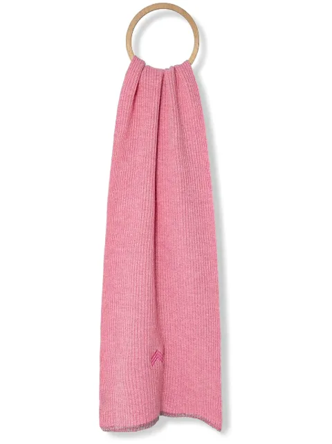 Missoni logo-embroidered scarf Pink SC32WOD9829