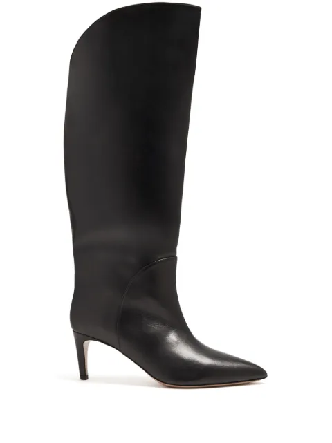 Paris Texas 60mm Gaia leather boots Black PX1489XVT01