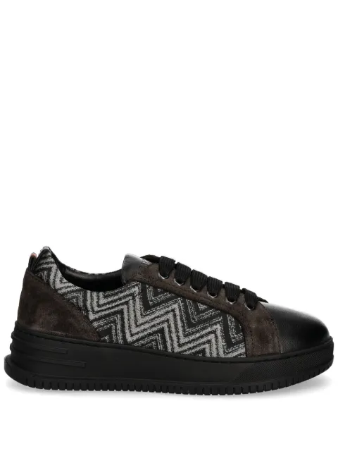 Missoni suede sneakers Black MW60051