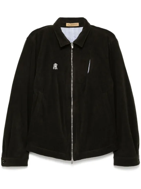 Undercover appliqué logo shirt jacket Green US2D4291