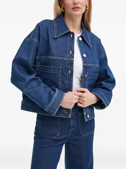 IVY OAK patch-pocket denim jacket Blue IO119094
