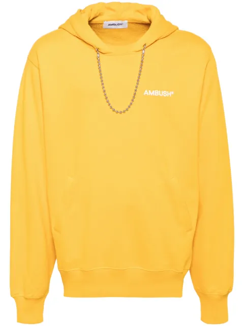 AMBUSH Ballchain hoodie Yellow BMBB001F24FLE0011601