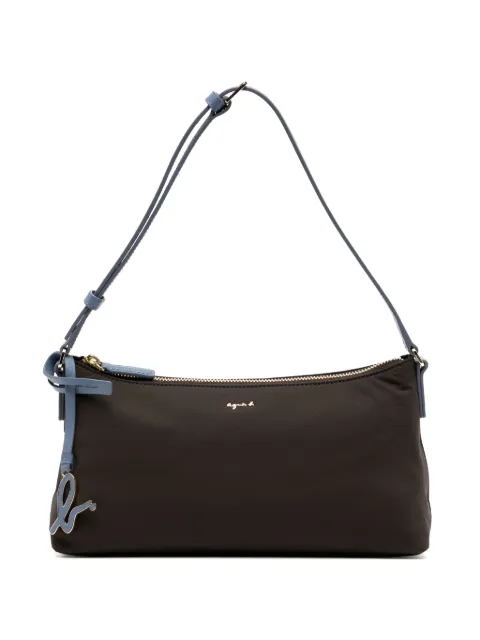 agnès b. logo charm shoulder bag Blue P498VNS1