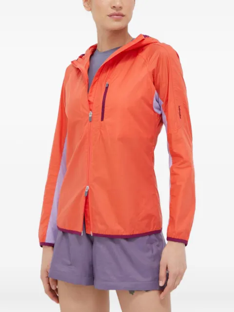 icebreaker hooded colourblock jacket Orange IB0A56OC8241