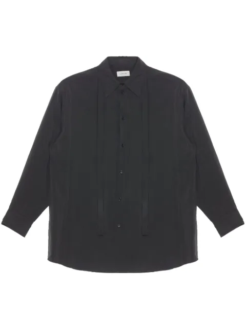 LEMAIRE tie-detail shirt Black SH1051LF1308