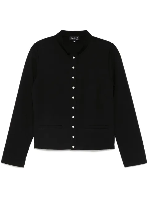 agnès b. snap cardigan Black G938JCL5