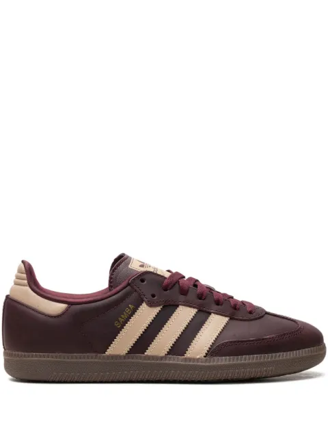 adidas Samba OG "Maroon/Crystal Sand/Gold Metallic" sneakers Brown IF7004