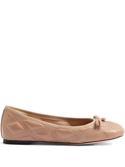 Valentino Garavani Quiltie 67 ballet flats Pink WS0LJ5KHU
