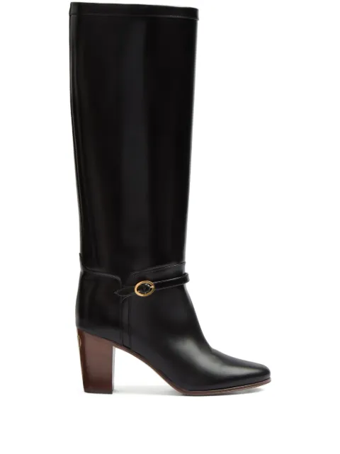 Valentino Garavani 75mm Pattie leather boots Black WS0LD6ZJM
