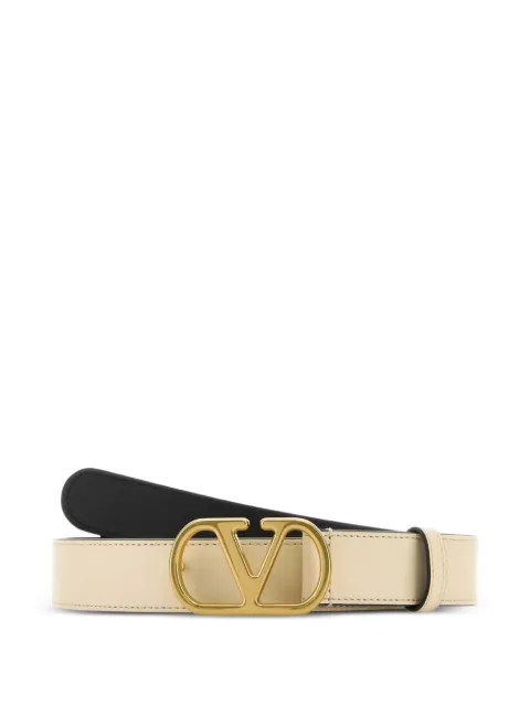 Valentino Garavani 30mm VLogo Signature belt Neutrals WT0SM3IYR