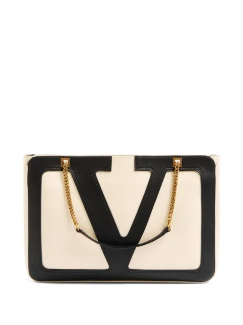 Valentino Garavani Viva Superstar medium nappa-leather shopping bag Neutrals WB0R13PTJ