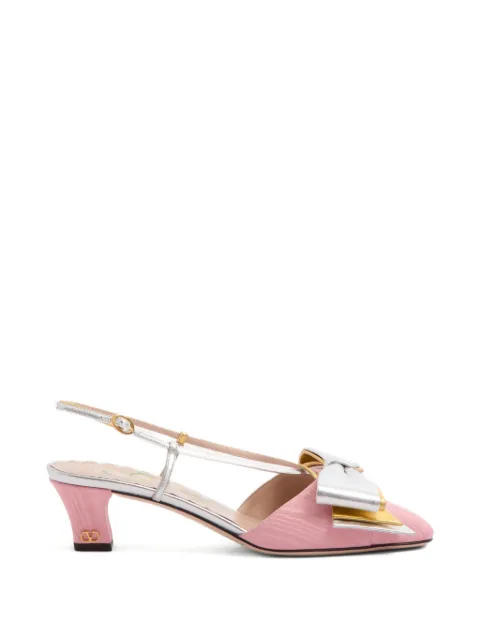 Valentino Garavani Bowow slingback pumps Pink WS0LB6QLJ