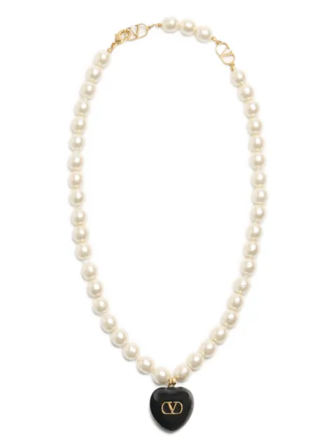 Valentino Garavani Coeur Royal necklace White WJ0Y70LTD