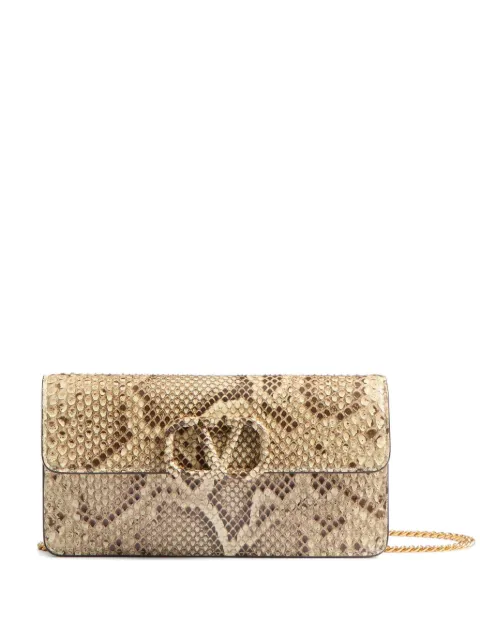 Valentino Garavani VLogo Signature clutch bag Neutrals WP0S93BIN