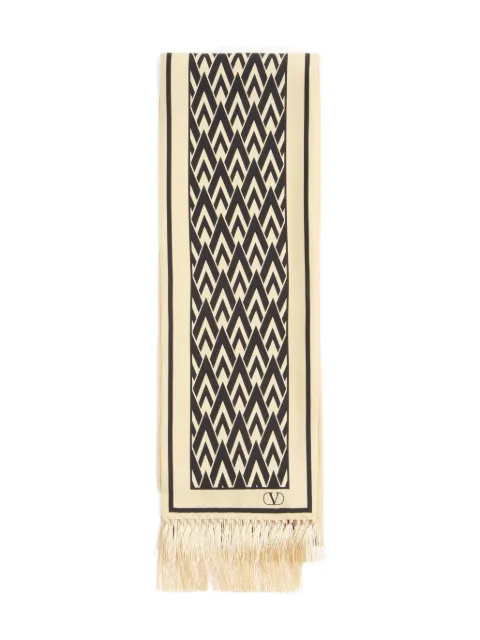 Valentino Garavani Toute La V bandeau scarf Neutrals WE600ASHT