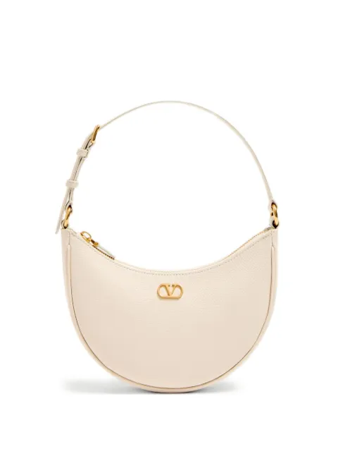 Valentino Garavani VLogo signature mini shoulder bag in grainy calfskin Neutrals WP0AK3SNP