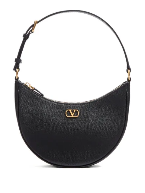 Valentino Garavani VLogo Signature grained-leather mini bag Black WP0AK3SNP
